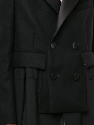 Sacai Fitted Double-Breasted Coat