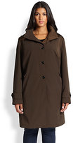 Thumbnail for your product : Jane Post Jane Post, Sizes 14-24 Short Swing Coat
