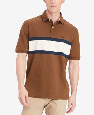 Tommy Hilfiger Men's Classic-Fit Th Luxe Emerson Colorblock Stripe Polo  Shirt - ShopStyle