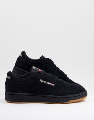 Reebok Black Suede Men's Shoes | ShopStyle