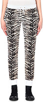 Thumbnail for your product : Juicy Couture Amazon tiger-print velour jogging bottoms