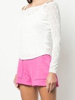 Thumbnail for your product : Cinq à Sept Callista layered knitted top