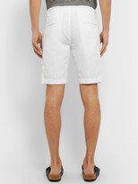 Thumbnail for your product : Aspesi Slim-Fit Cotton And Linen-Blend Twill Bermuda Shorts