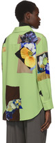 Thumbnail for your product : Acne Studios Green Crepe Print Shirt