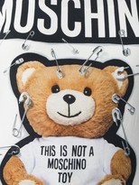 Thumbnail for your product : Moschino safety pin bear T-shirt