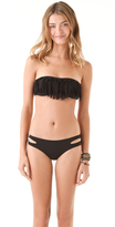 Thumbnail for your product : L-Space Knotted Fringe Bandeau Bikini Top