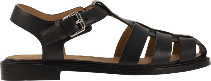 サンダル・ミュール CHURCH`S OPAL MET SANDALS Church's Sandals in Black | Lyst