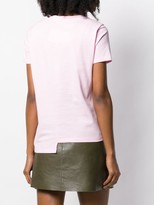 Thumbnail for your product : Loewe embroidered logo asymmetric hemline T-shirt