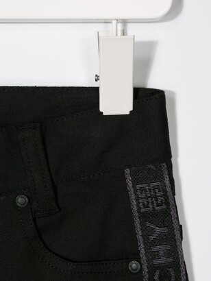 Givenchy Kids Logo Slim-Fit Shorts