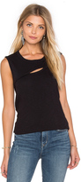 Thumbnail for your product : Wilt Slub Cutout Front Muscle Tank