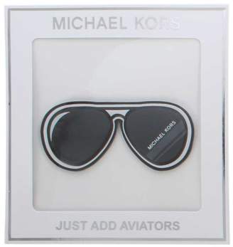Michael Kors Just Aviators Black Leather Bag Sticker