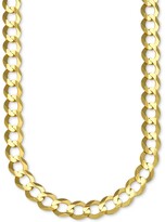 Thumbnail for your product : Italian Gold 30" Open Curb Link Chain Necklace in Solid 10k Gold