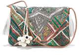 Antik batik Milah Patchwork Embroidered Clutch Bag
