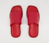 Thumbnail for your product : Office Soften Leather Mules Red Leather