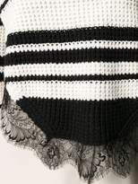 Thumbnail for your product : Self-Portrait striped knit jumper