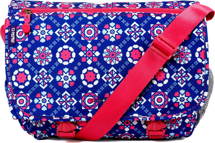 J World New York J World Womens Terry 15″ Messenger Bag for School and Travel, Trinket
