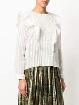 Thumbnail for your product : Vilshenko ruffle trim blouse