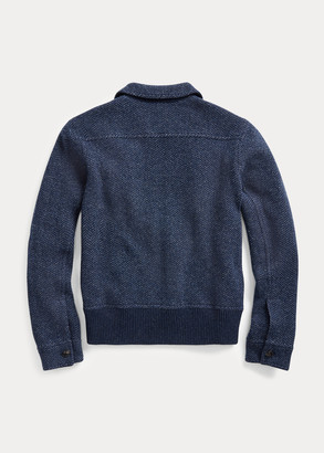 Ralph Lauren Wool-Cashmere Sweater Jacket