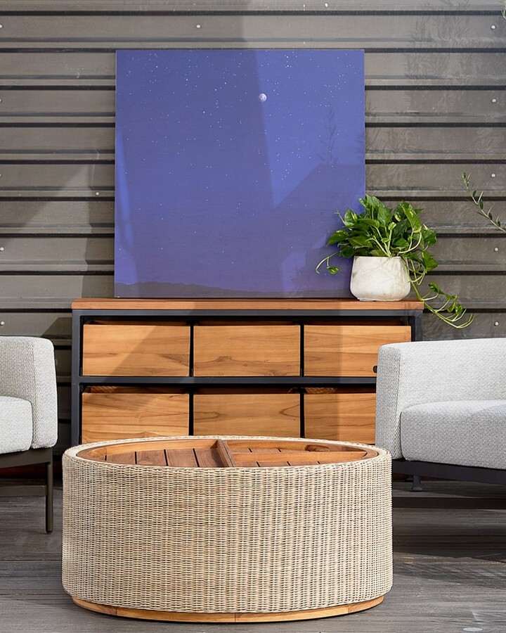 Four Hands Harpa Outdoor Storage Coffee Table ShopStyle