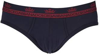 Dolce & Gabbana Logo and Crown Midi Briefs