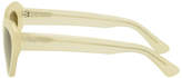 Thumbnail for your product : Dries Van Noten Ivory Linda Farrow Edition 166 C4 Sunglasses