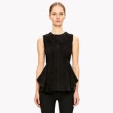 Thumbnail for your product : Theory Suede Peplum Shell Top