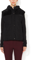 Thumbnail for your product : Tibi Felted Wool Calf Hair Vest