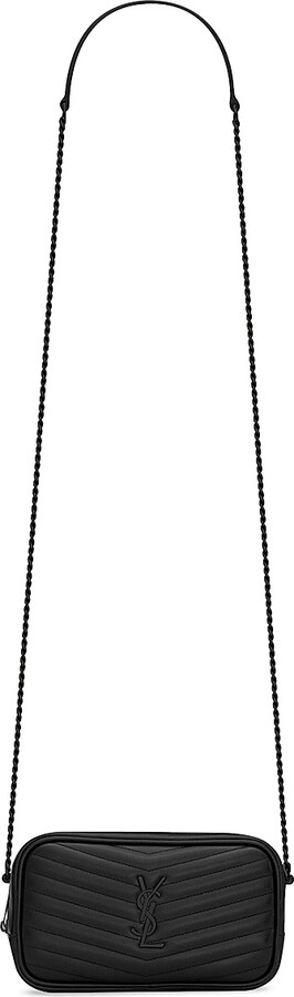 Saint Laurent Women's Mini Lou Bag In Quilted Leather - Black