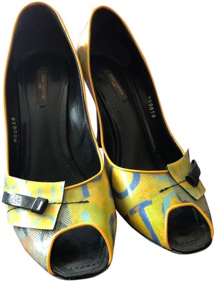 yellow louis vuitton heels