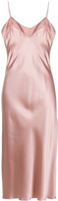 SABLYN Lace Detail Silk Skip Dress