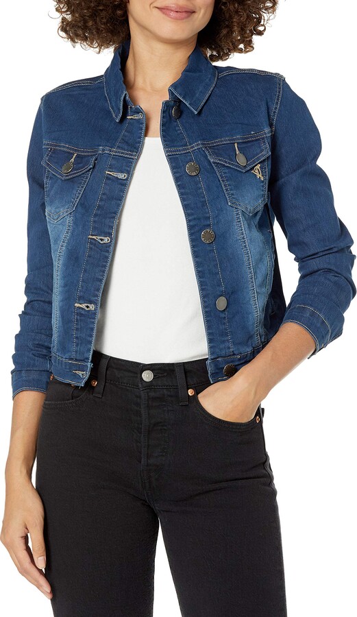 black jean jacket juniors