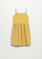 Thumbnail for your product : MANGO Contrast-bodice dress