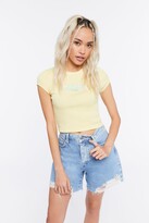 Thumbnail for your product : Forever 21 Malibu Graphic Cropped Tee