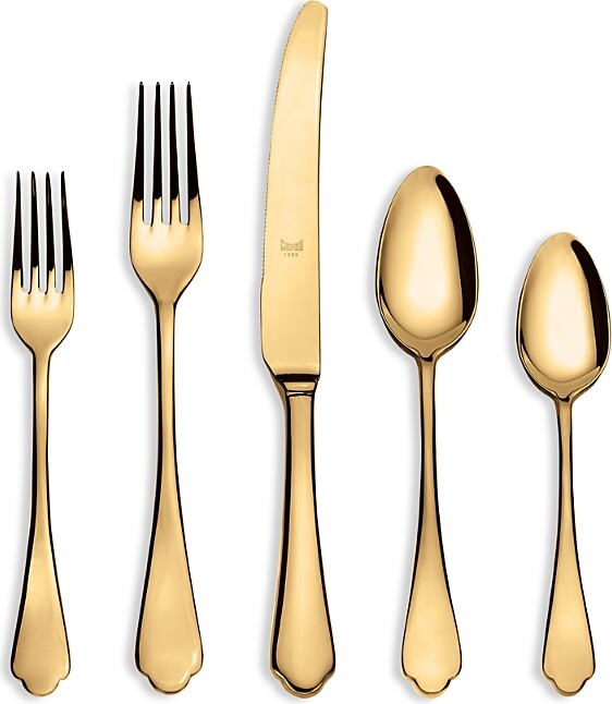 Mepra Dolce Vita Mirror Oro 5-Piece Place Setting