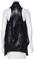 Thumbnail for your product : Donna Karan Sequined Cashmere Vest w/ Tags