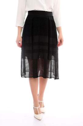 Marvy Fashion Boutique Black A Line Skirt