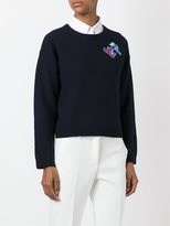 Thumbnail for your product : Carven logo print jumper