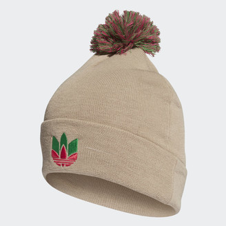 3d adicolor pom pom cuff beanie