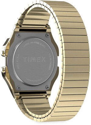 Timex T80 Digital Stainless Steel Expansion Band Bracelet Watch
