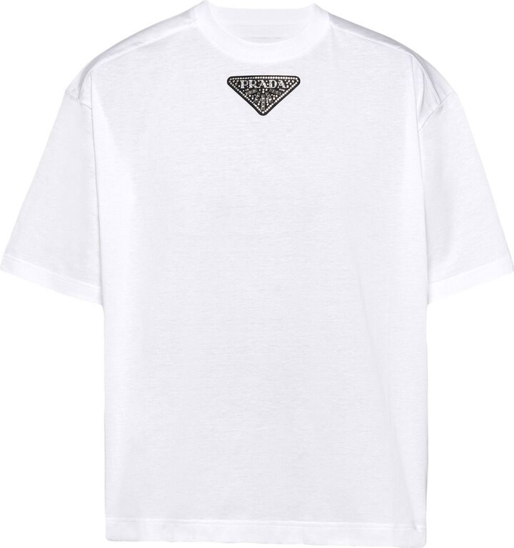 Prada Men's White T-shirts | ShopStyle