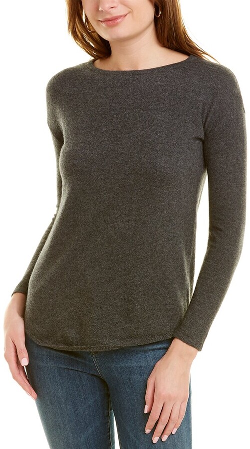 Hadudu Womens Long-Sleeve Cross Irregular Pullover Sweaters Shirt Top