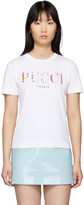 Thumbnail for your product : Emilio Pucci White Printed Logo T-Shirt