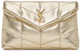 Thumbnail for your product : Saint Laurent Gold Puffer Small Pouch