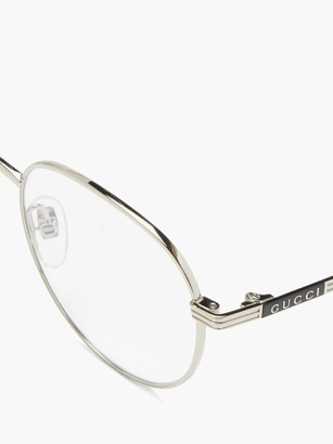 Gucci Eyewear Eyewear - Round Metal Glasses - Silver