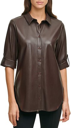calvin klein tunic tops