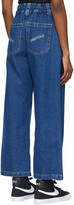 Thumbnail for your product : Opening Ceremony Blue High-Rise Flared Jeans