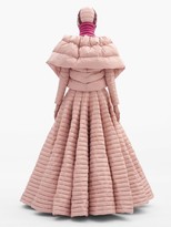 Thumbnail for your product : 1 MONCLER PIERPAOLO PICCIOLI Alexis Colour-block Cape-sleeve Down Jacket - Light Pink