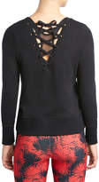 Thumbnail for your product : 2xist Lace-Up Back Sweatshirt