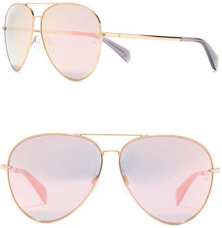 Rag Bone 62mm Aviator Sunglasses Shopstyle