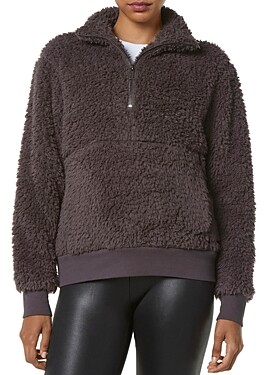 fuzzy jacket quarter zip